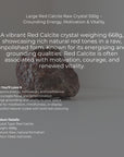 Red Calcite (668g) - Energy & Vitality