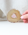 Natural Toned Agate Slice 62g
