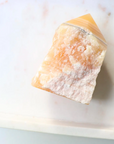 Orange Calcite Point Semi Polished Point