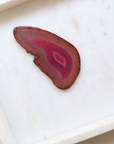 Pink Agate Slice - Love & Emotional Balance