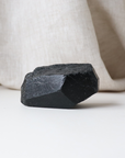 Medium Black Tourmaline with Carved Point 158g