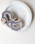 Grey Agate Geode with Sparkling Cave (68g)