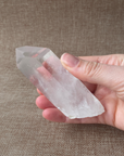 Clear Quartz Point For clarity, focus, and energy amplification.