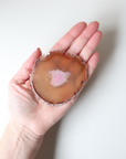 Natural Toned Agate Slice 62g