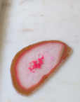 Pink Agate Slice - Love & Emotional Balance
