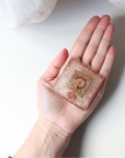 Rose Quartz Orgonite Pyramid (100g)