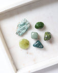 Green Crystal Collection Supporting Growth + Healing Heart Chakra