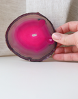 Pink Agate Slice 103g