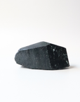 Medium Black Tourmaline with Carved Point 158g - Protection & Grounding