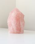 Rose Quartz Point (1kg, Semi-Polished)