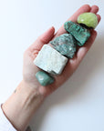 Green Crystal Collection Supporting Growth + Healing Heart Chakra