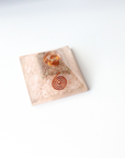 Rose Quartz Orgonite Pyramid (100g)