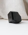 Medium Black Tourmaline with Carved Point 215g