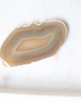 Natural Toned Agate Slice 51g