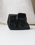 Medium Black Tourmaline with Carved Point 175g