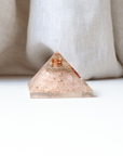 Rose Quartz Orgonite Pyramid (100g)