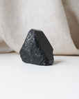 Medium Black Tourmaline with Carved Point 215g