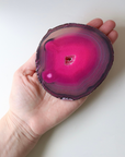 Pink Agate Slice 103g