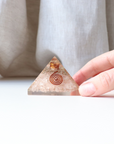 Rose Quartz Orgonite Pyramid (100g)