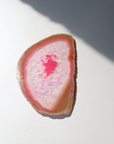 Pink Agate Slice - Love & Emotional Balance