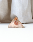 Rose Quartz Orgonite Pyramid (100g)
