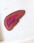 Pink Agate Slice - Love & Emotional Balance