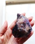 Purple Fluoride Raw Crystal