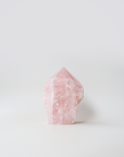 Rose Quartz Point (1kg, Semi-Polished)