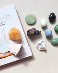 Crystal Collection From Crystallize: The Modern Guide to Crystal Healing Book & Crystal Collection