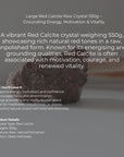 Red Calcite (550g) - Energy & Vitality
