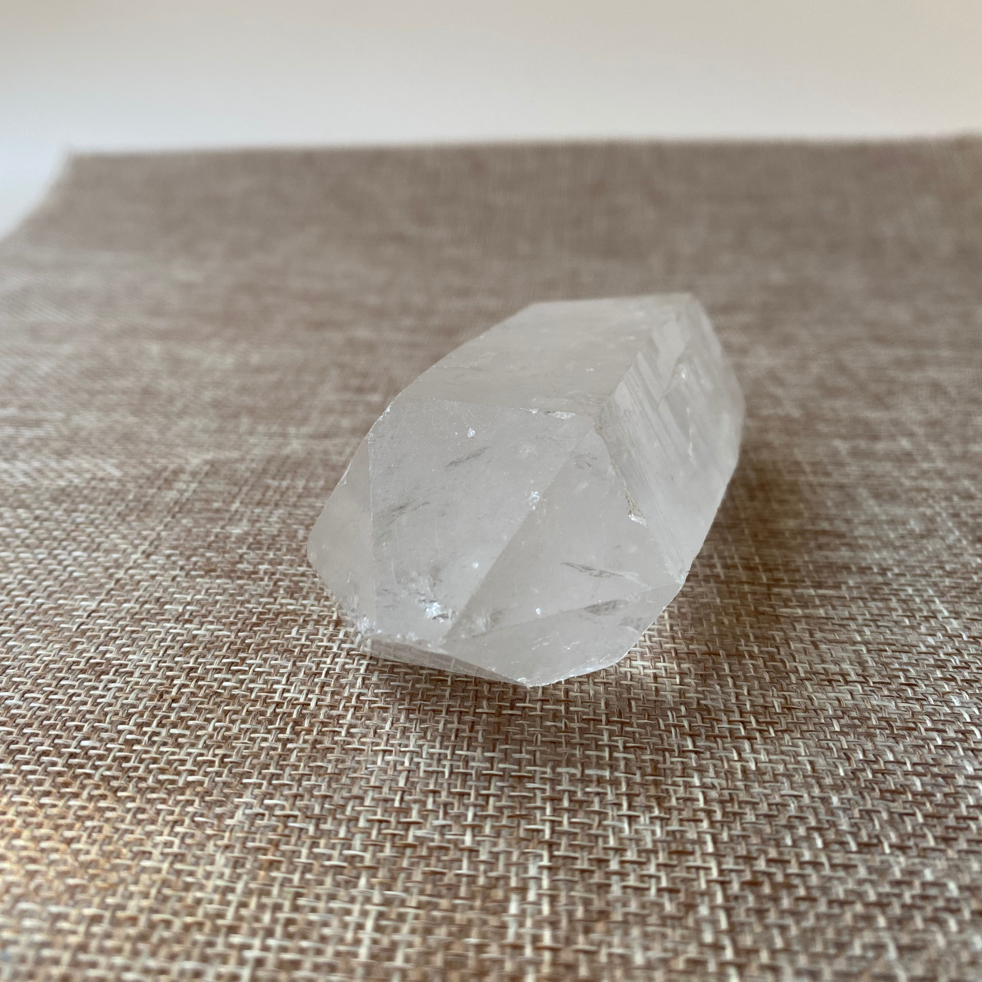 Clear Quartz Point For clarity, focus, and energy amplification.