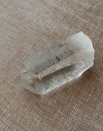 Clear Quartz Point with a Subtle Smoky Hue.