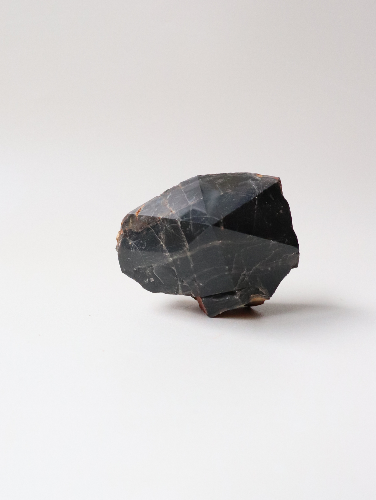Semi-Polished Black Onyx  (155g) - Protection &amp; Strength