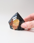 Semi-Polished Black Onyx  (155g) - Protection & Strength