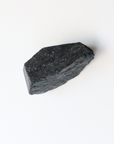 Medium Black Tourmaline with Carved Point 158g - Protection & Grounding