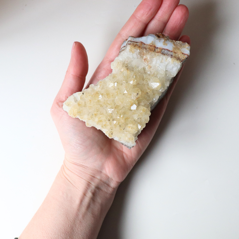 Citrine Cluster 395g