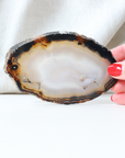 Dark Brown Agate Slice 95g | 12cm x 8cm