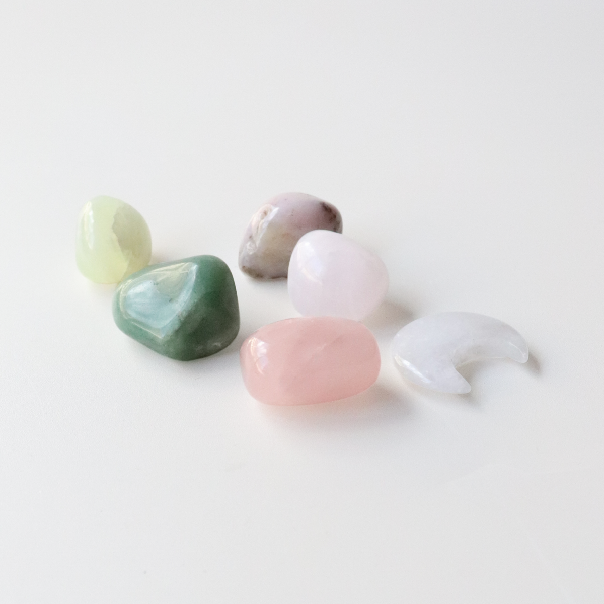 Love Crystals With Mini Moon Clear Quartz Collection