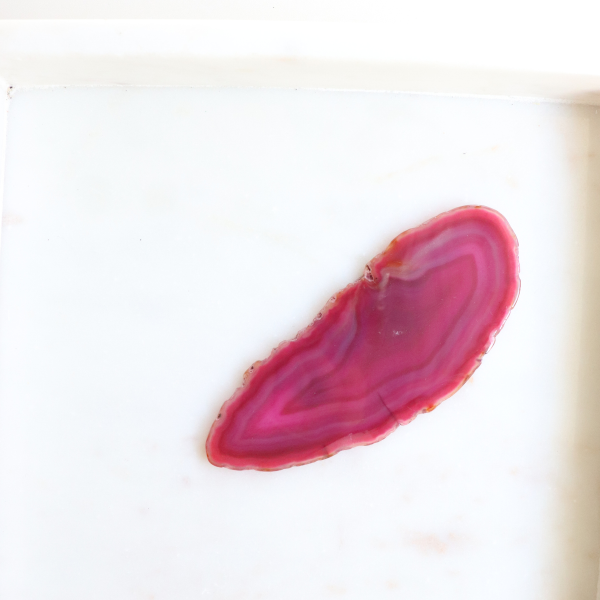 Pink Agate Slice - Love &amp; Emotional Balance