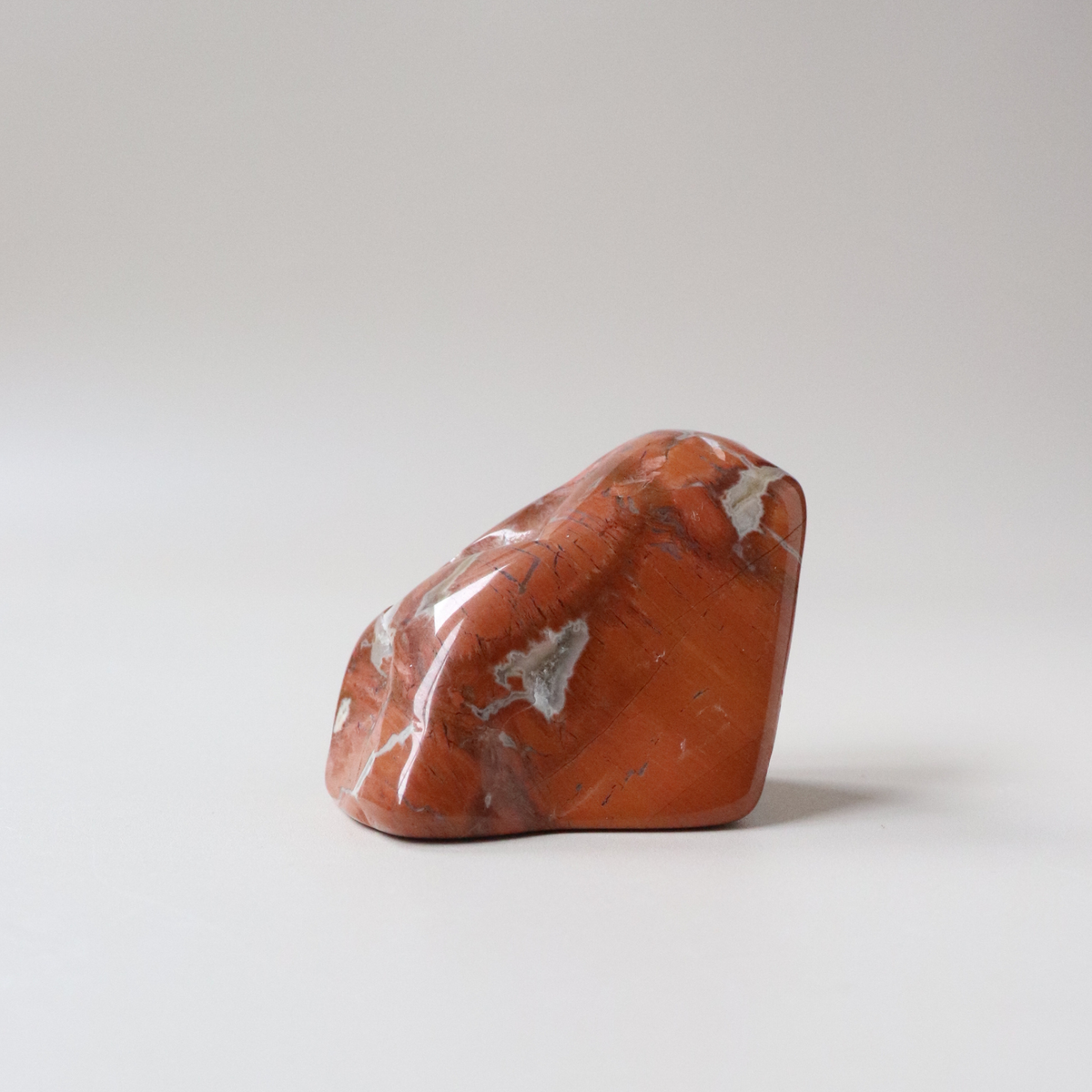 Polished Tumbled Red Jasper 105g - Strength &amp; Grounding