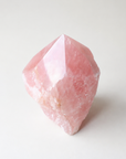 Rose Quartz Point (1kg, Semi-Polished) - Love & Emotional Healing