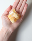Rough Orange Calcite 118g