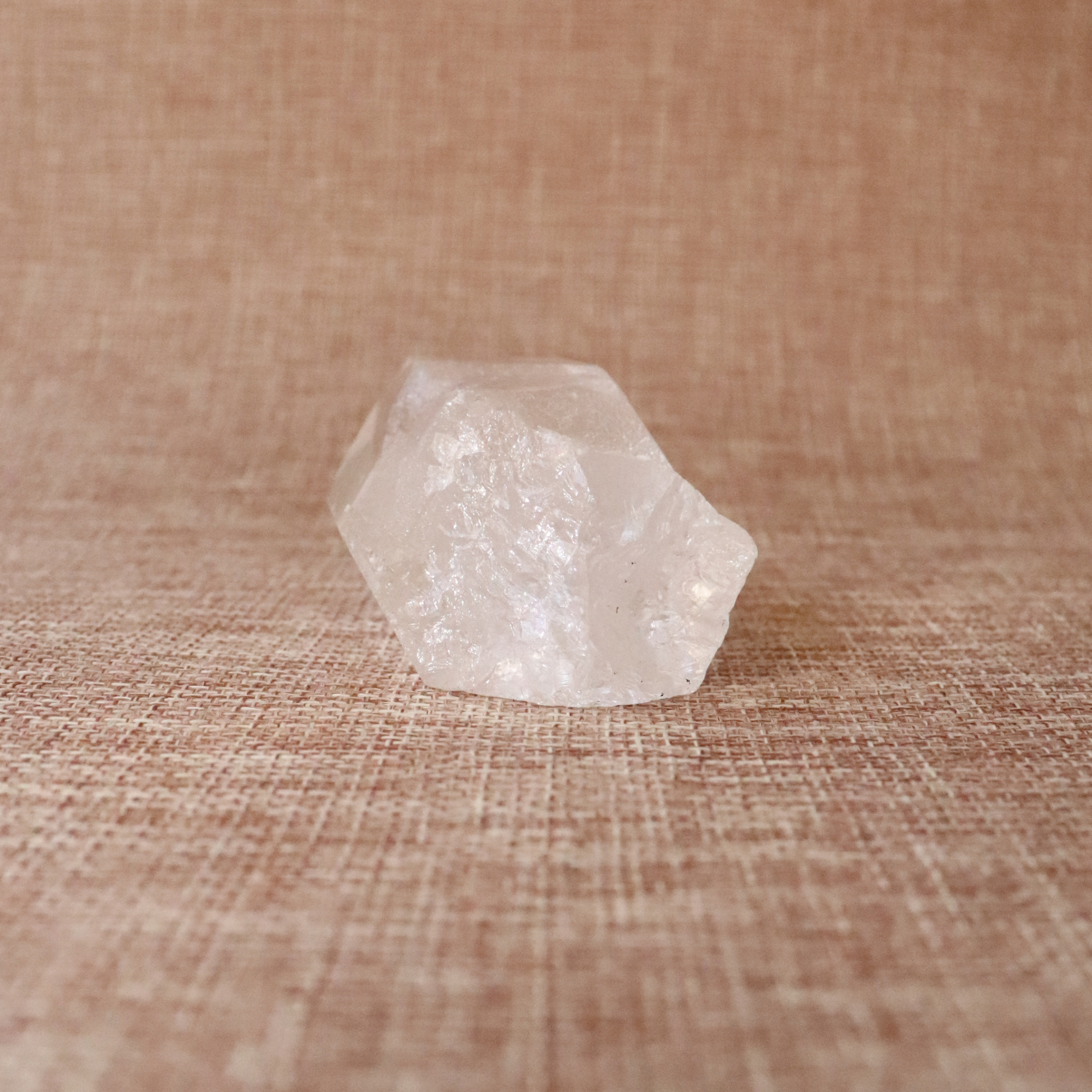 A raw Clear Quartz point chosen to support clarity, focus, and energy amplification.