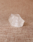 A raw Clear Quartz point chosen to support clarity, focus, and energy amplification.
