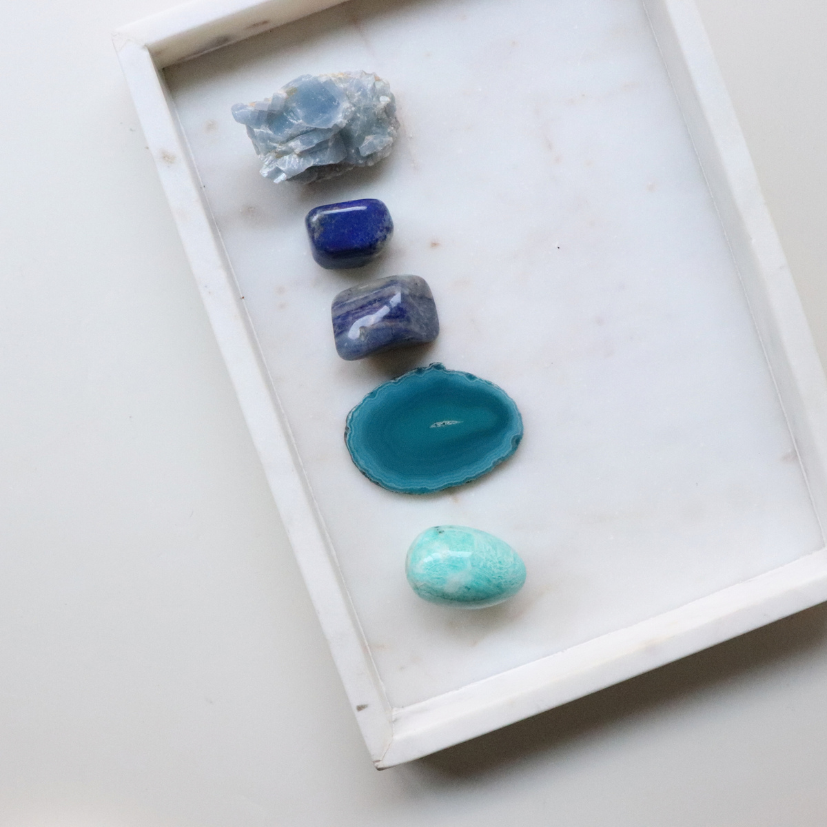 Blue Crystal Collection for Clarity, Communication + Inner Peace