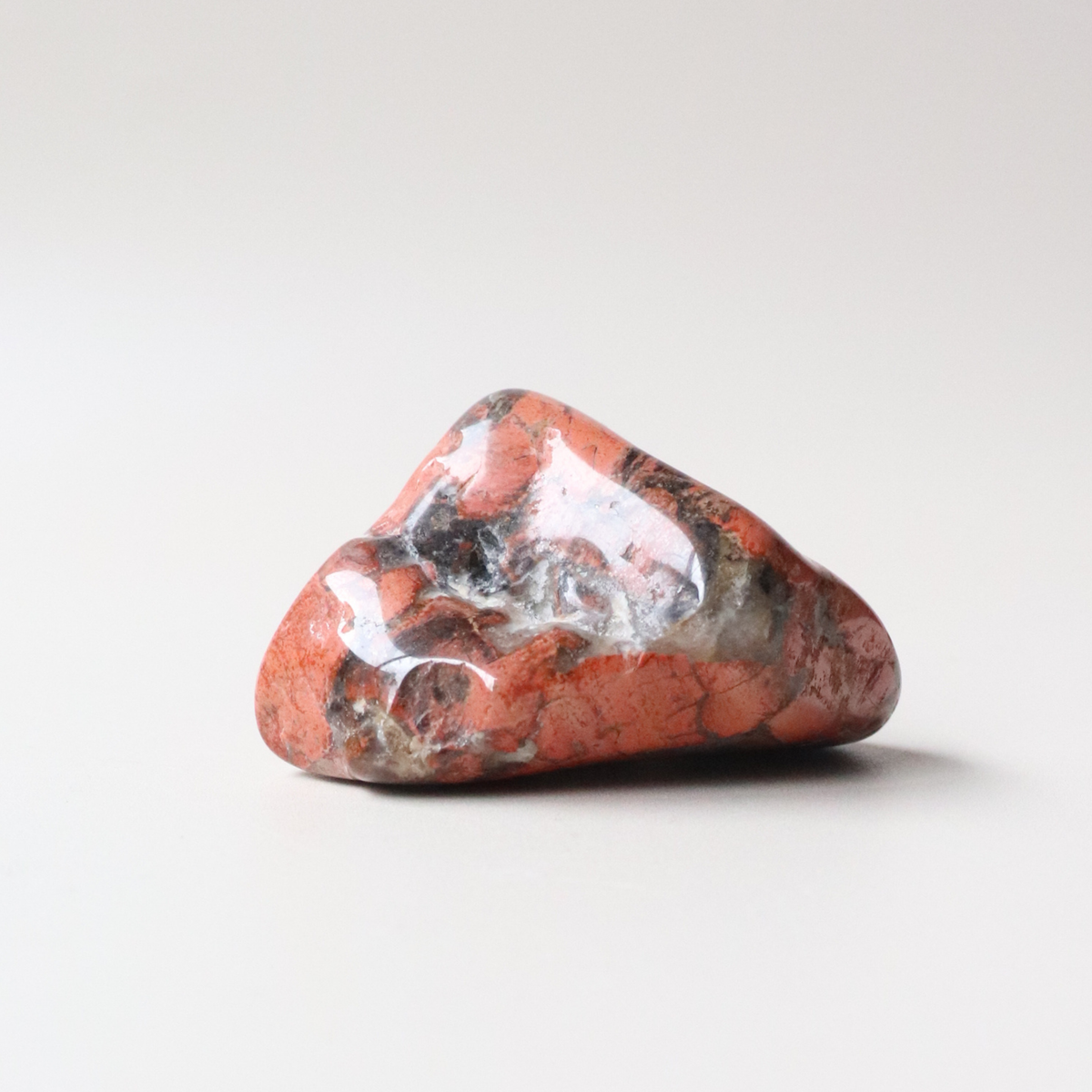Polished Tumbled Red Jasper 87g - Strength &amp; Grounding