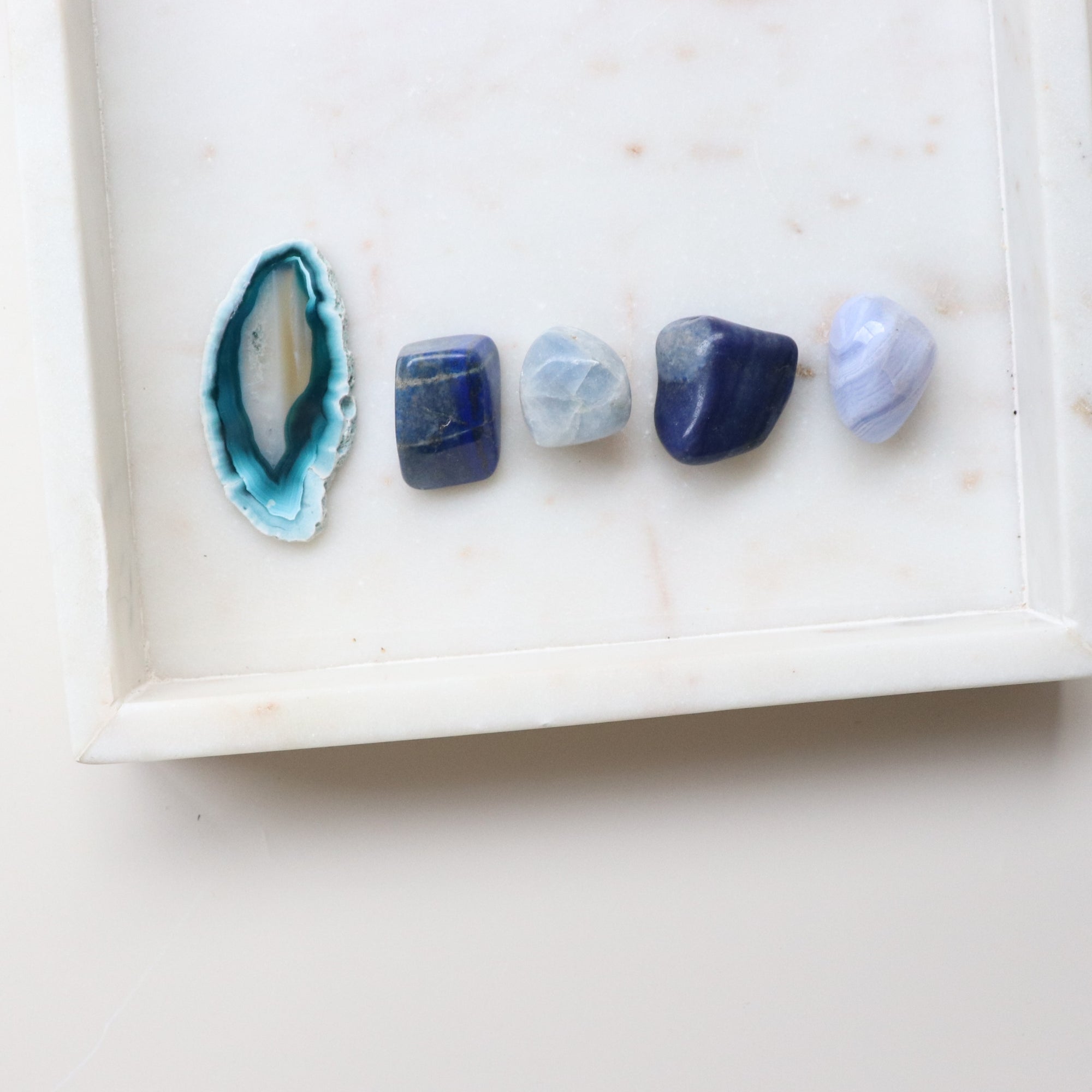 Blue Crystal Collection for Clarity, Communication + Inner Peace