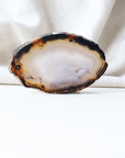 Dark Brown Agate Slice 95g | 12cm x 8cm
