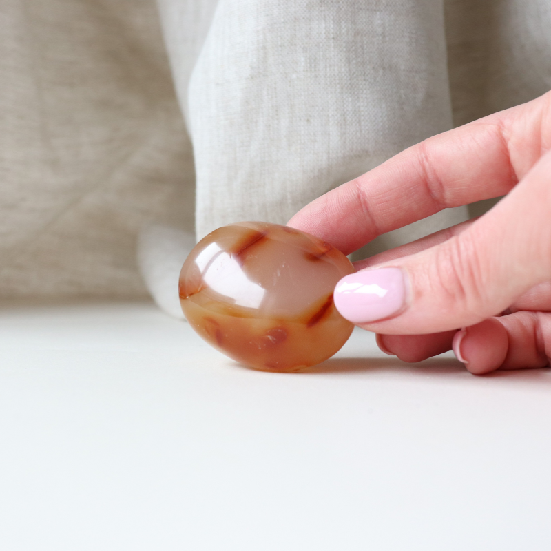 Carnelian Large Tumble Stone 61g