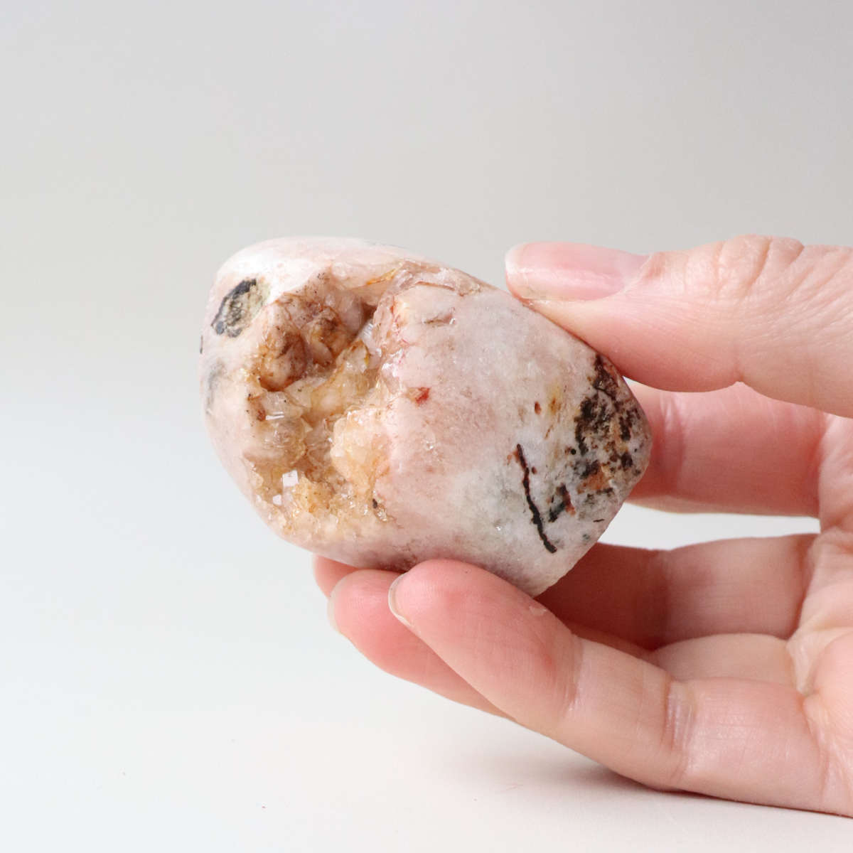 Pink Amethyst Cluster (108g) - Emotional Healing &amp; Peace
